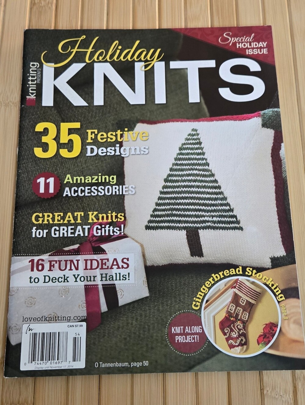 Vintage Love of Knitting Holiday Knits 2014 Special Issue 35 Patterns